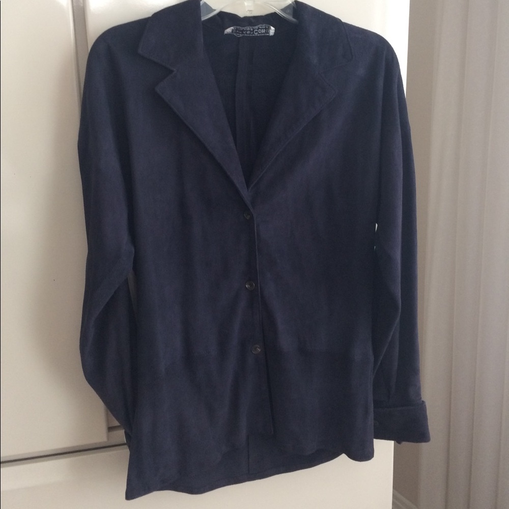 CK VTG Lambsuede Shirt - Picture 2 of 6
